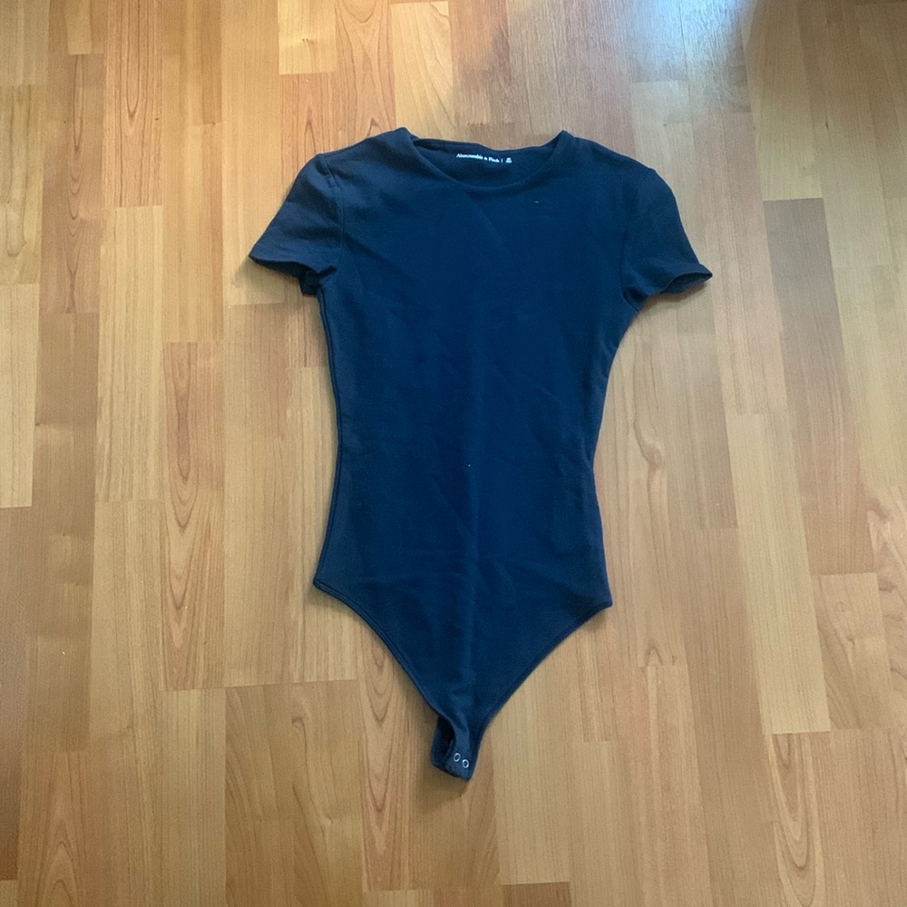 Abercrombie Bodysuit, Navy, Short Sleeve. Size XS